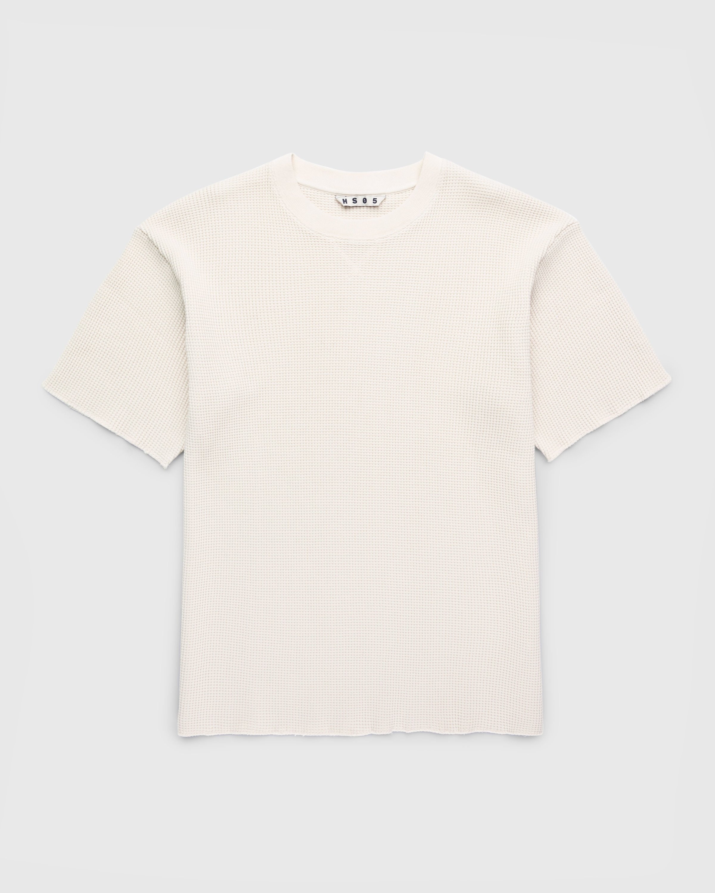 Highsnobiety HS05 – Thermal Short Sleeve Natural - Tops - Beige - Image 1
