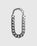 J.W. Anderson – Oversized Chain Necklace Silver Tone/Gunmetal