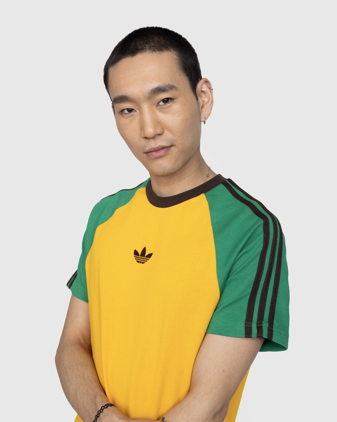 Adidas x Wales Bonner – Organic Cotton Tee Collegiate Gold - T-shirts - Yellow - Image 3