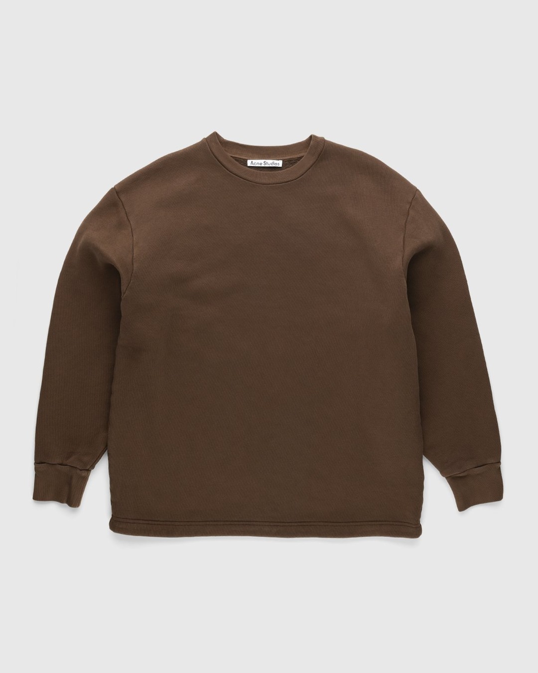 Acne Studios – Logo Sweatshirt Chocolate Brown - Sweatshirts - Brown - Image 2