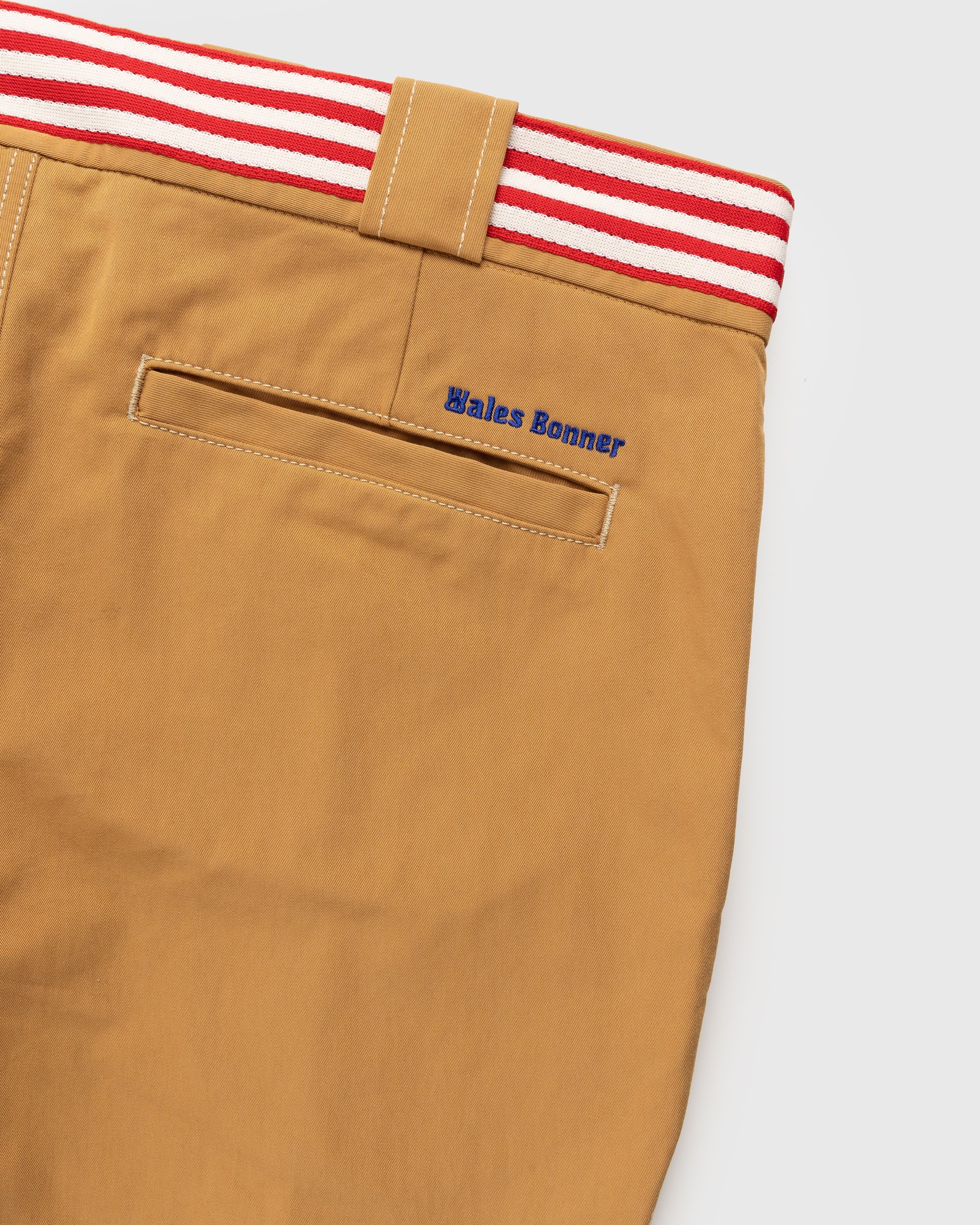 Adidas x Wales Bonner – WB Chino Pants Mesa Brown - Pants - Yellow - Image 5