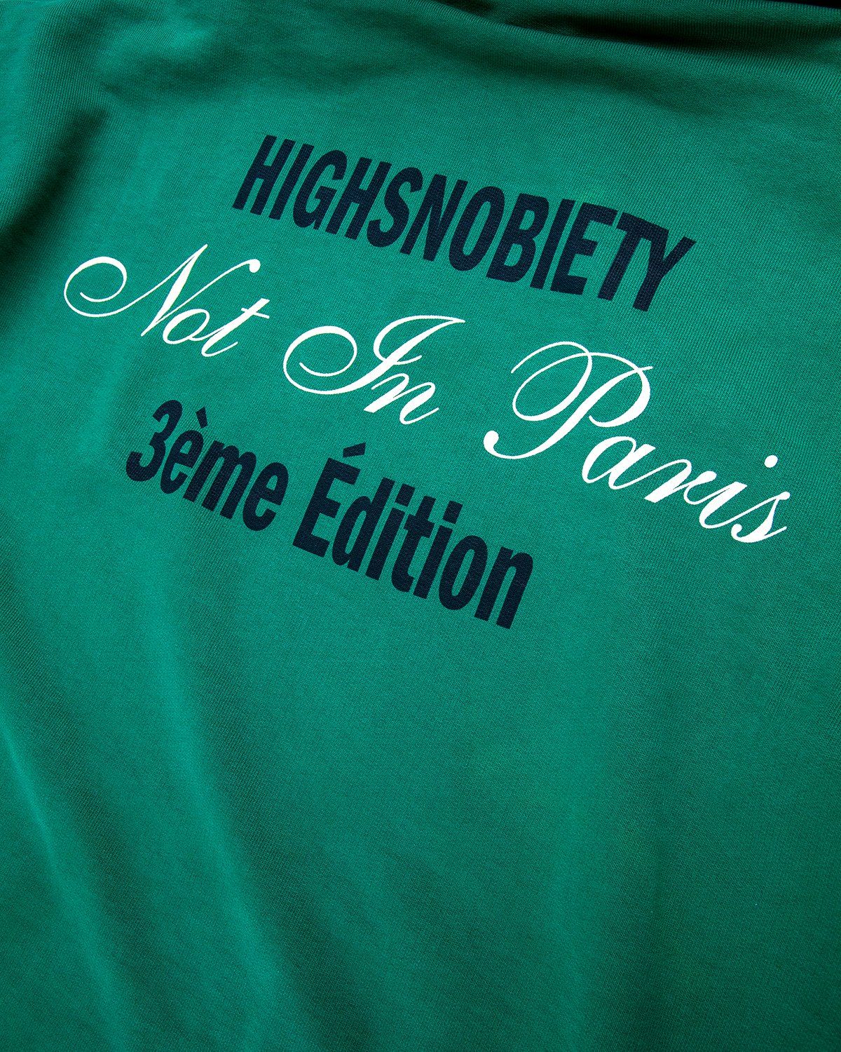 Highsnobiety – Not In Paris 3 Hoodie Green - Sweats - Green - Image 4