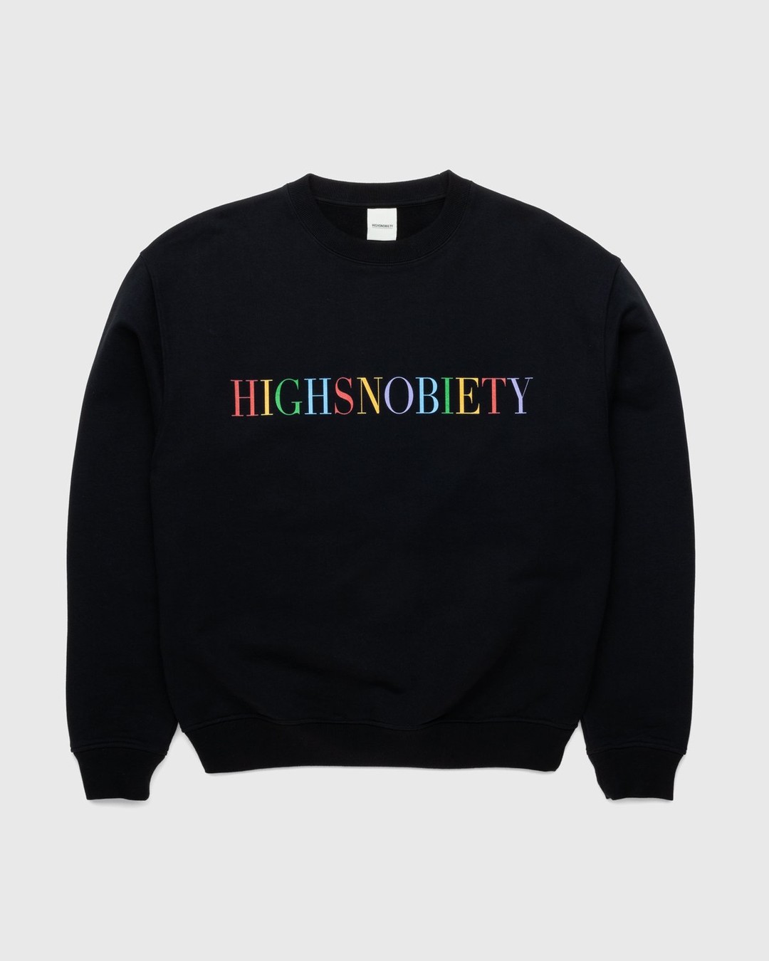 Highsnobiety – Rainbow Crewneck Black - Sweats - Black - Image 1