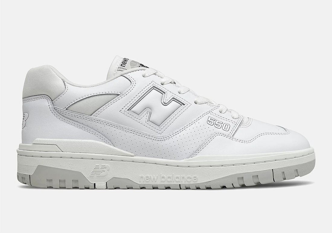 New Balance's 550 in Plain White Is the World's Hottest Shoe