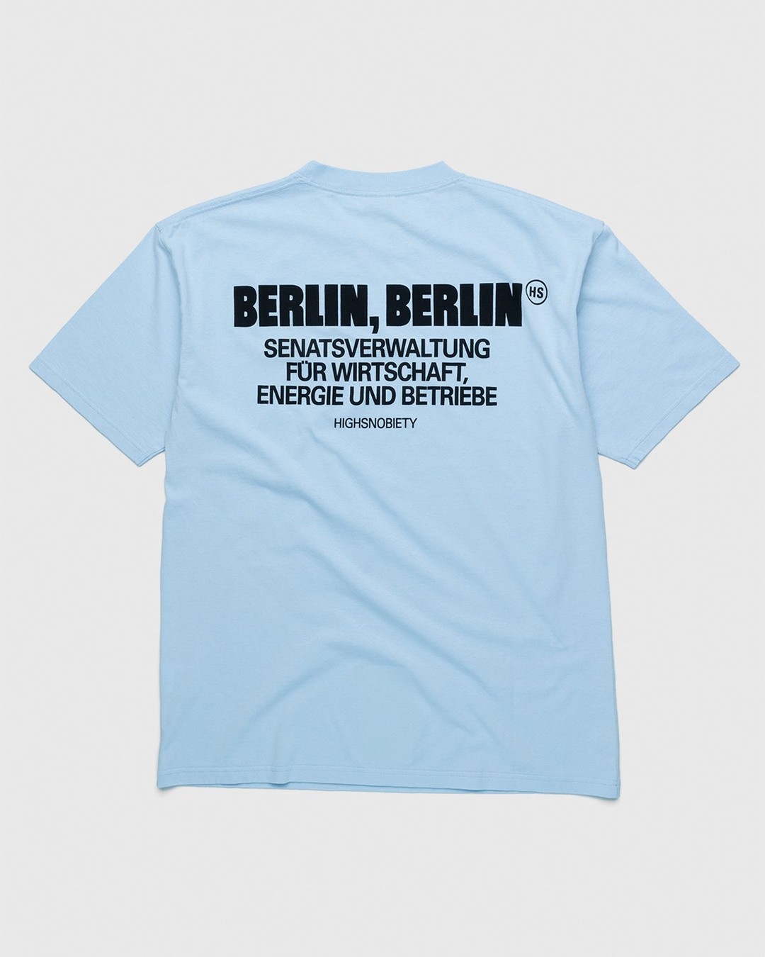 Highsnobiety – Berlin Berlin 2 T-Shirt Blue - Tops - Blue - Image 1