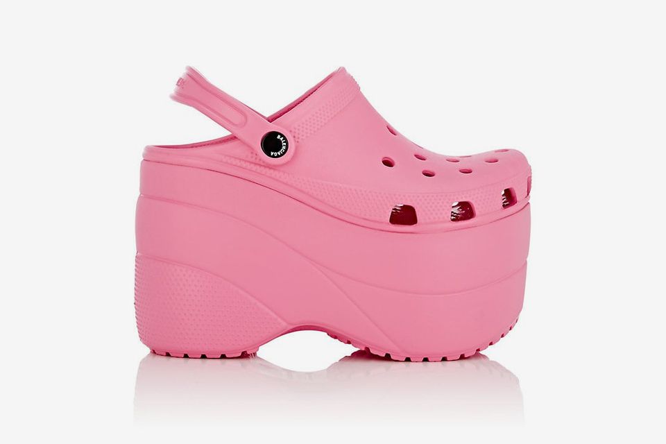 balenciaga platform crocs price