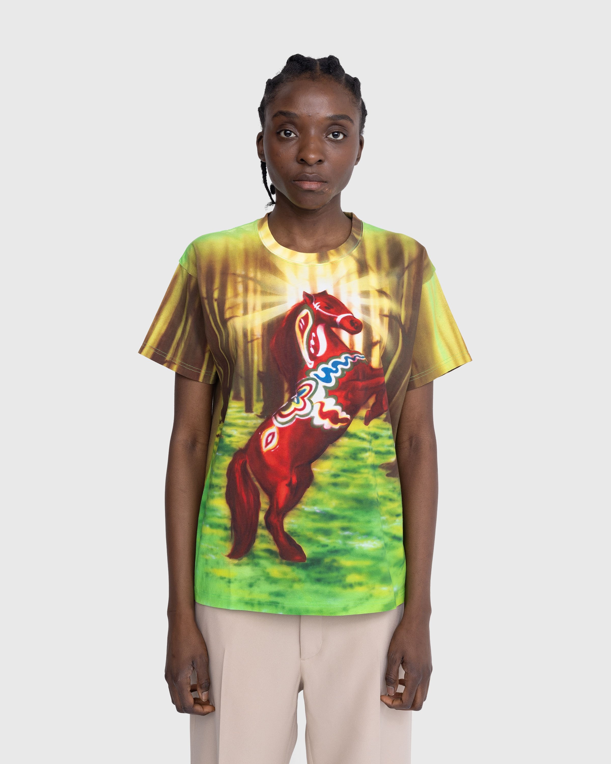 Stockholm Surfboard Club – Horse Airbrush T-Shirt Multi - Tops - Multi - Image 2