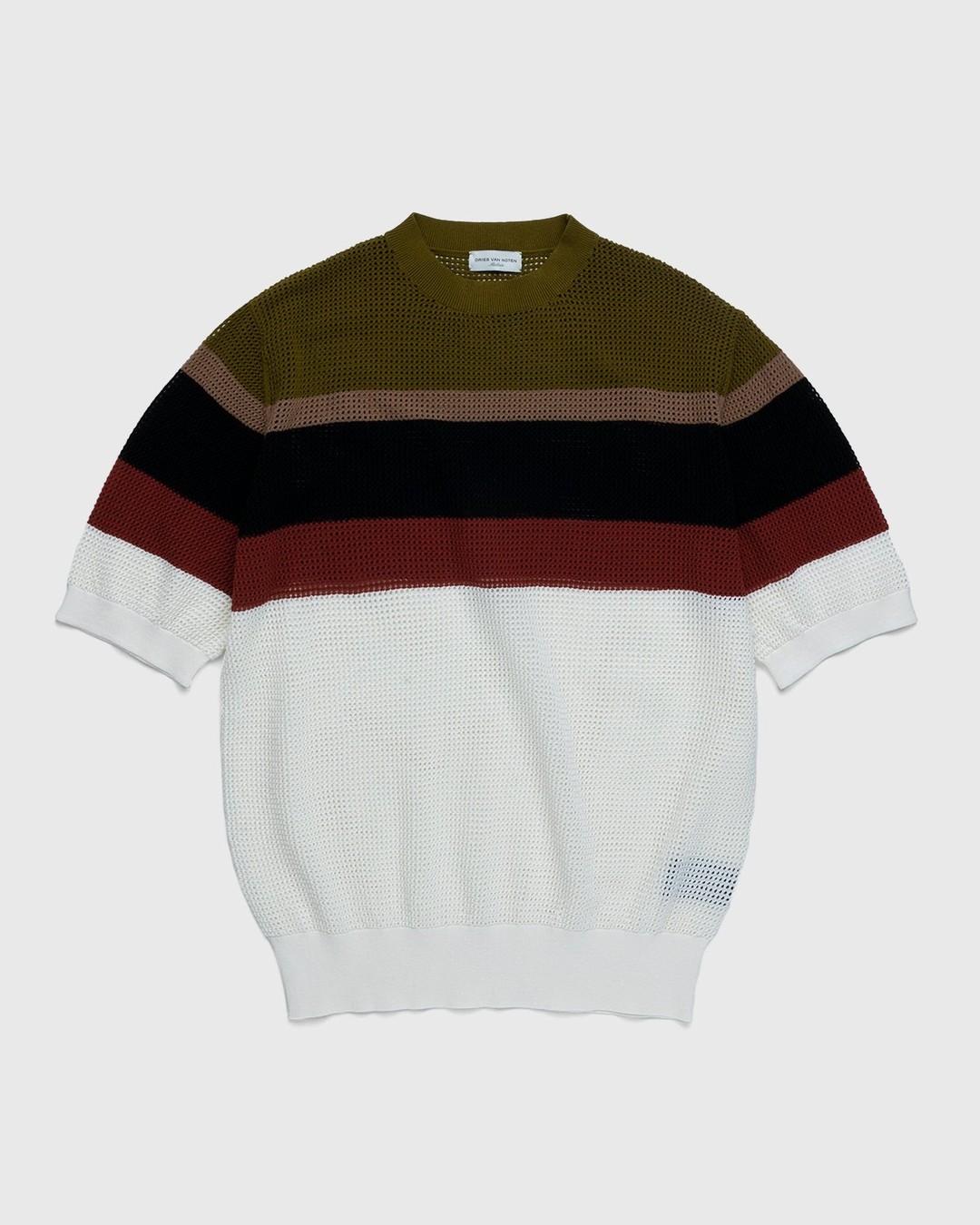 Dries van Noten – Jacobus Knit Sweater Ecru - Knitwear - Beige - Image 1