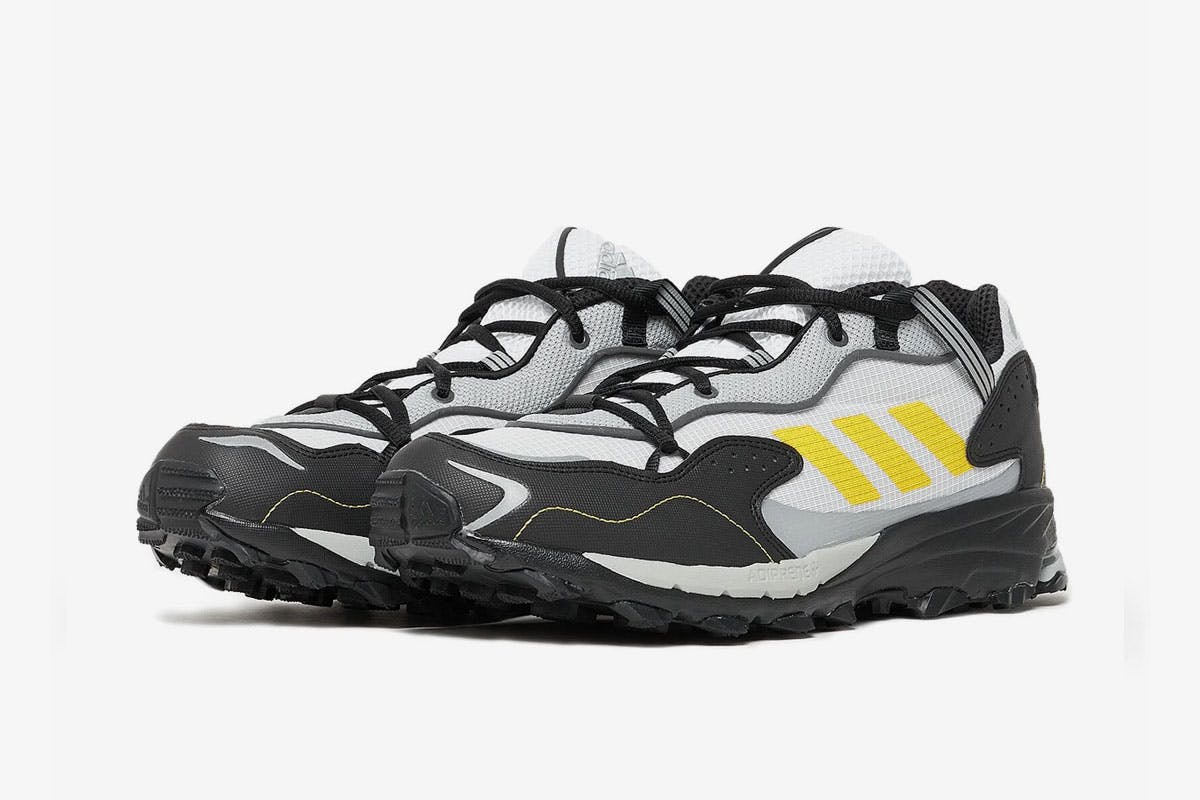 adidas Response Hoverturf in white and yellow