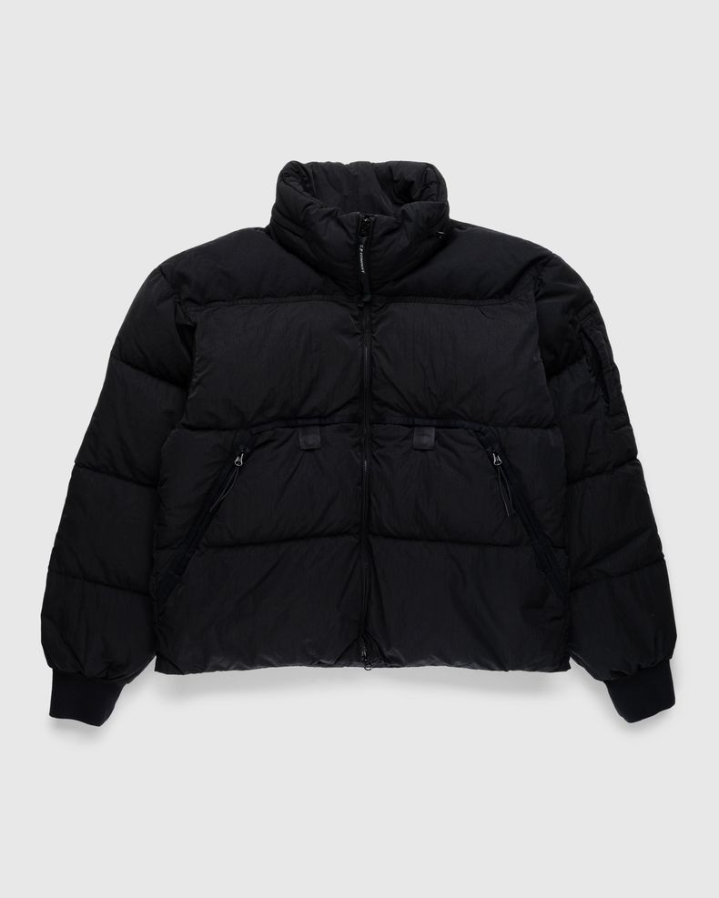 Quilted Nylon Jacket Black