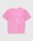 Acne Studios – Short-Sleeve Crewneck Sweater Pink