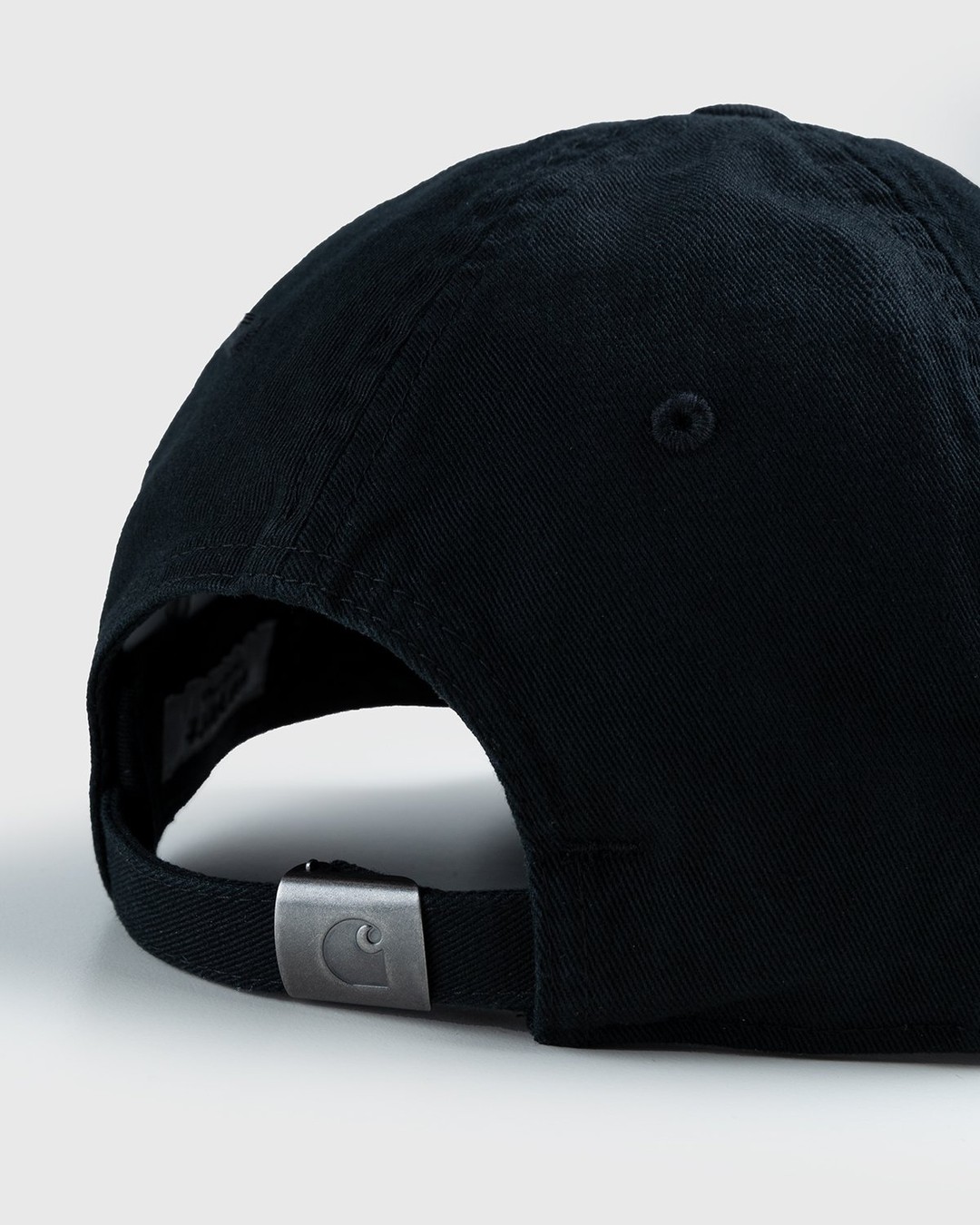 Carhartt WIP x Herrensauna – Logo Cap Black White - Hats - Black - Image 7