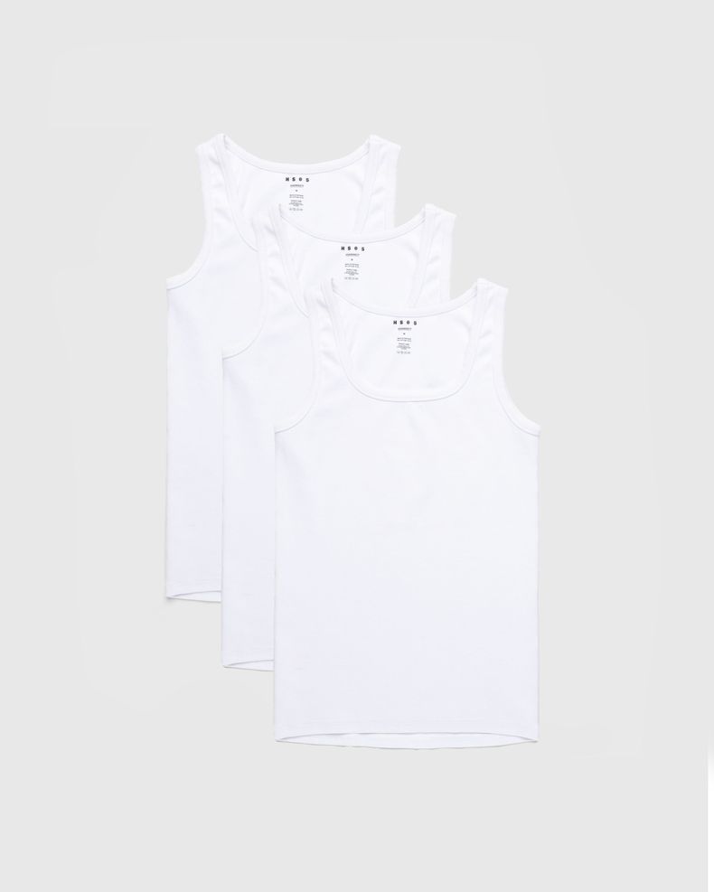 3 Pack Heavyweight Tank Top White