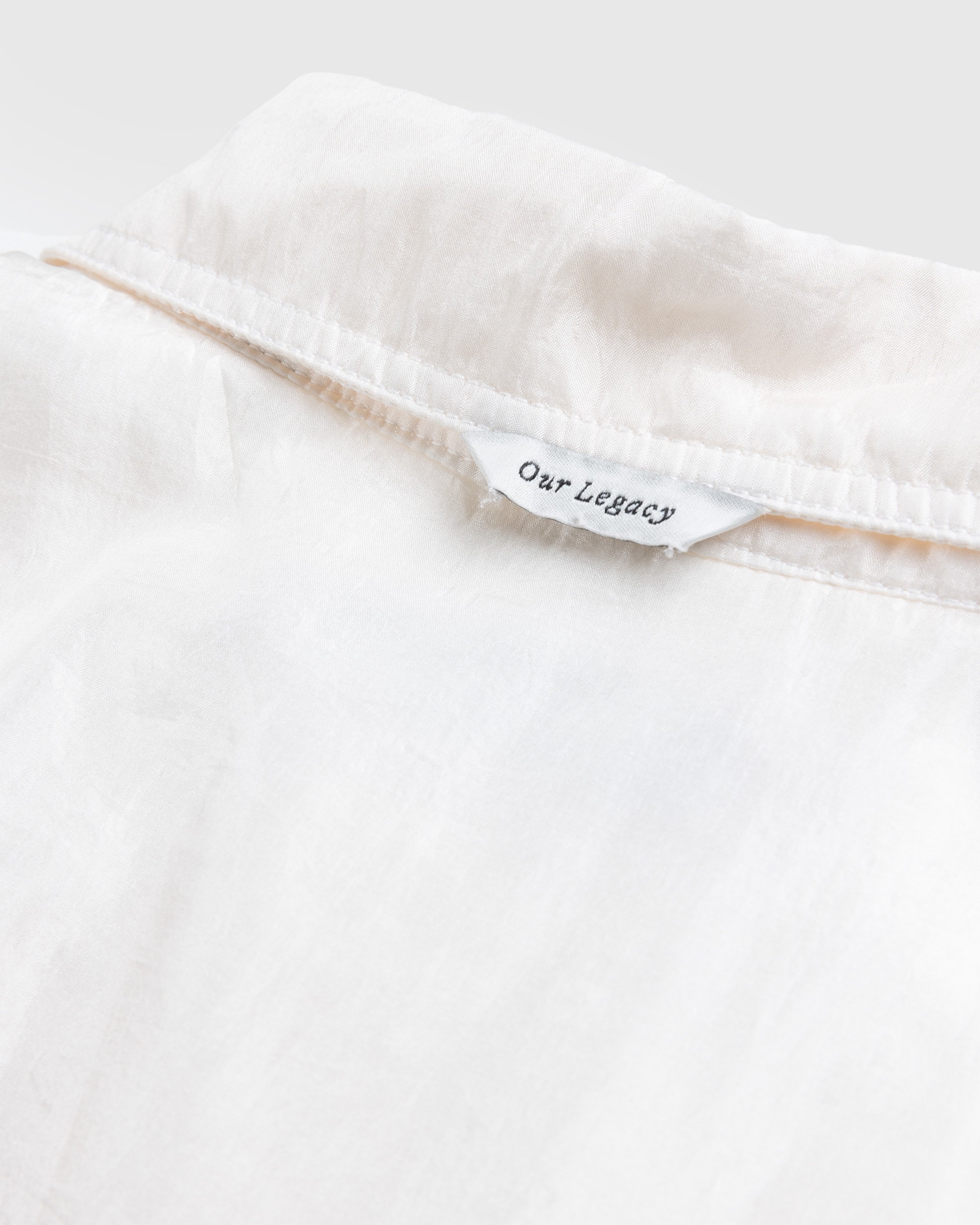 Our Legacy – Darling Shirt Champagne Cotton Silk - Shirts - Beige - Image 6
