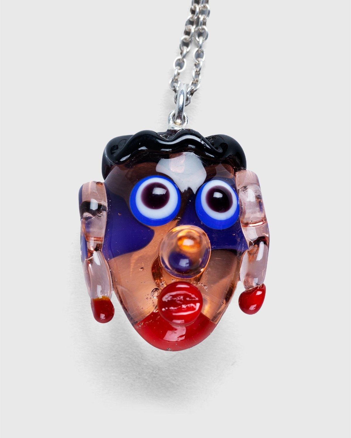 Nita – Kenneth Ize Graphic Necklace Transparent - Jewelry - Silver - Image 2