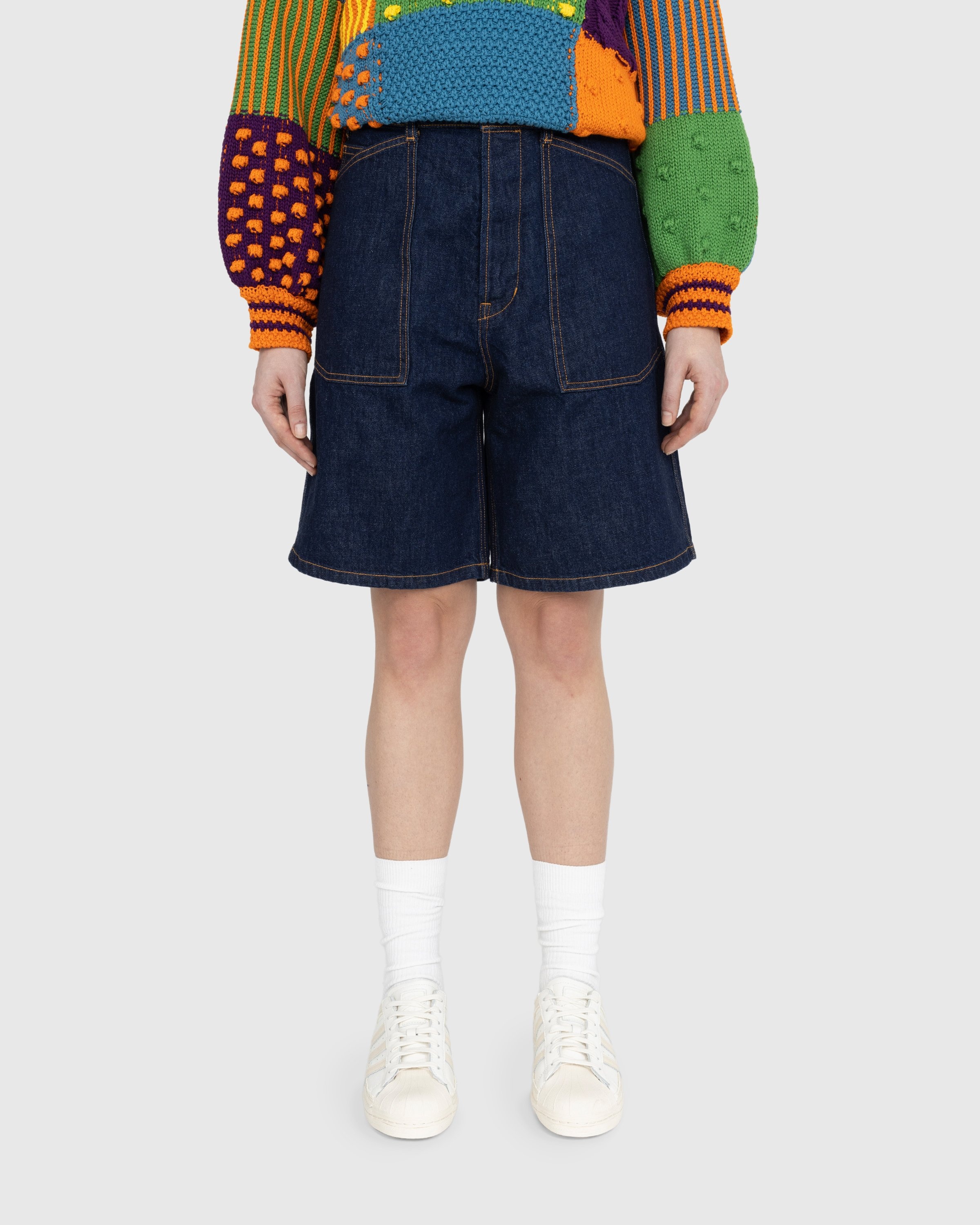Kenzo – Sailor Loose Denim Shorts - Shorts - Blue - Image 2