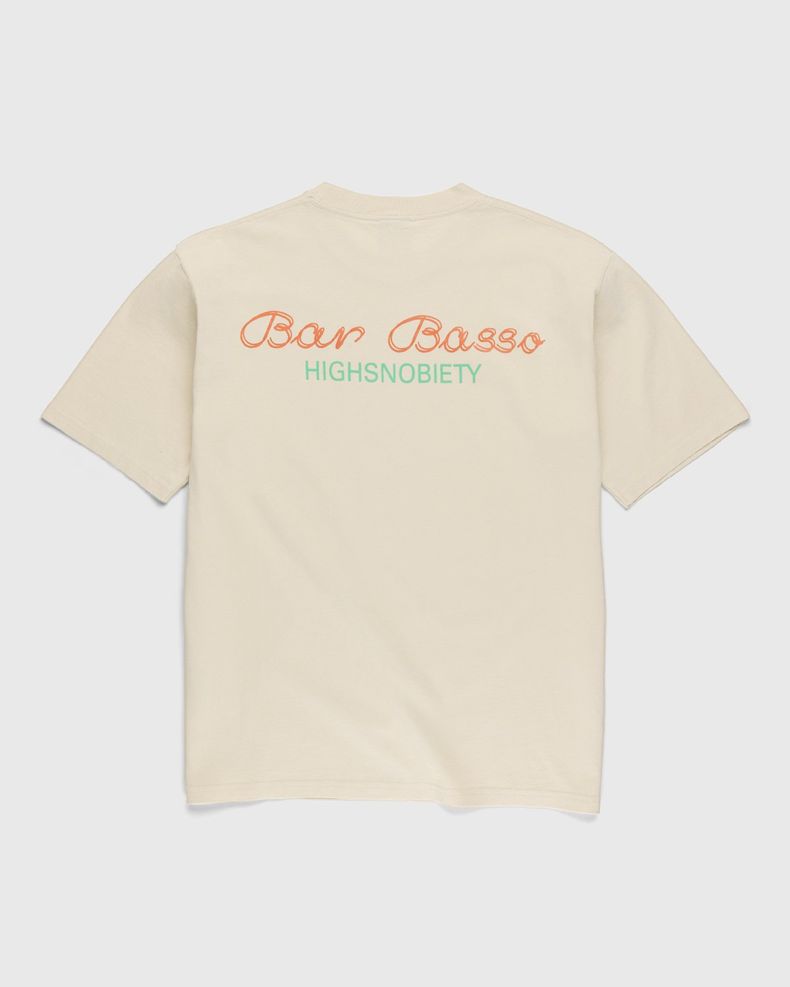 Bar Basso x Highsnobiety – Logo T-Shirt Eggshell
