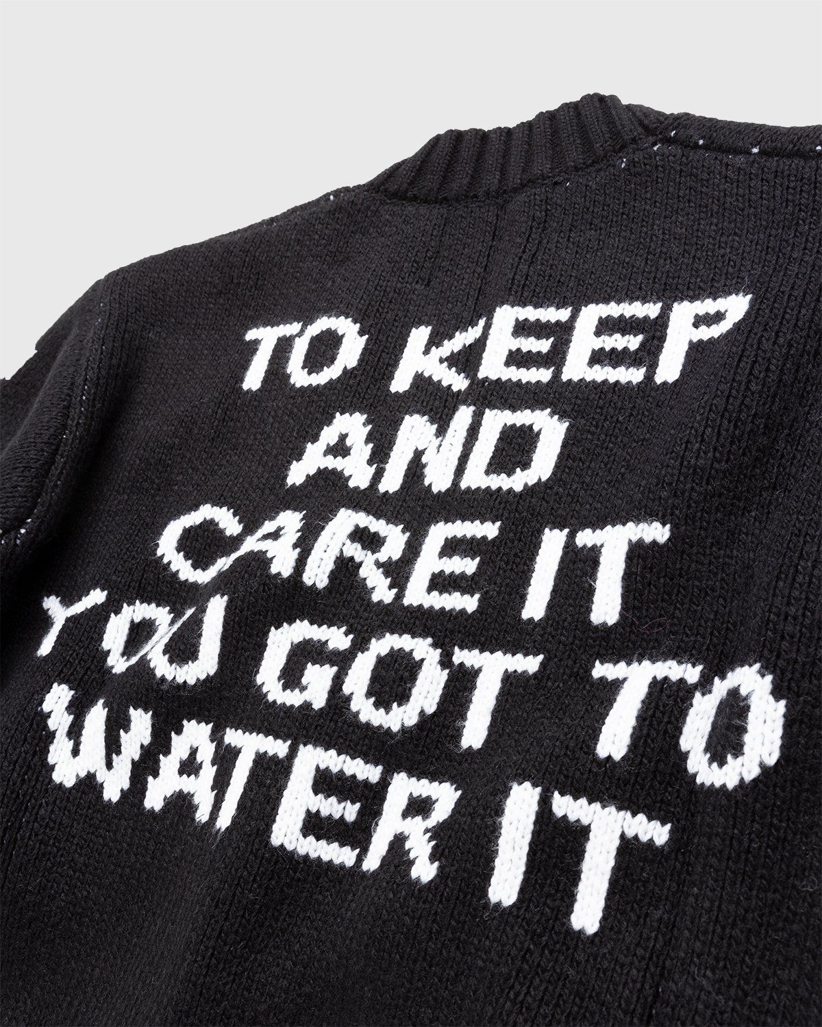 Patta – Roses Knitted Cardigan Black - Knitwear - Black - Image 7