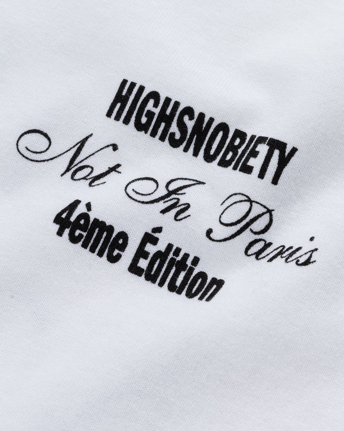 Highsnobiety – Not In Paris 4 Logo T-Shirt White | Highsnobiety Shop