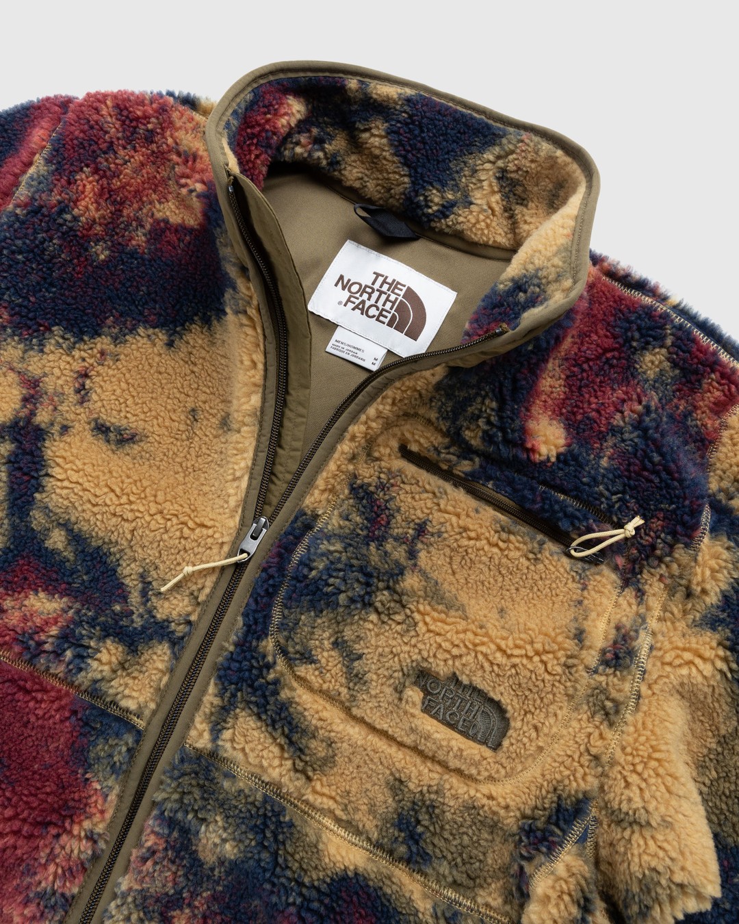 The North Face – Jacquard Extreme Pile Full-Zip Jacket Antelope Tan/Ice Dye Print - Fleece Jackets - Multi - Image 4
