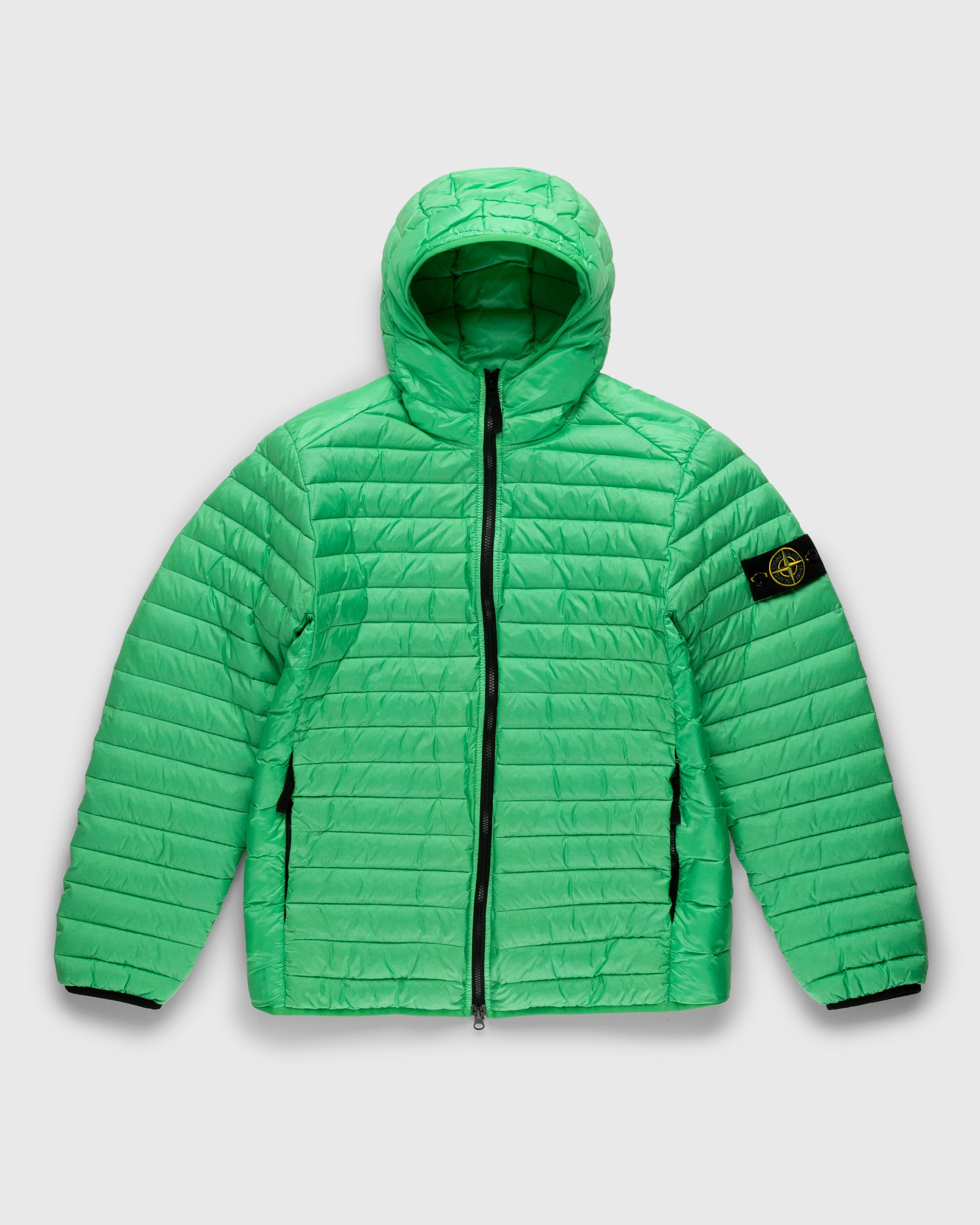 Green stone island jacket sales