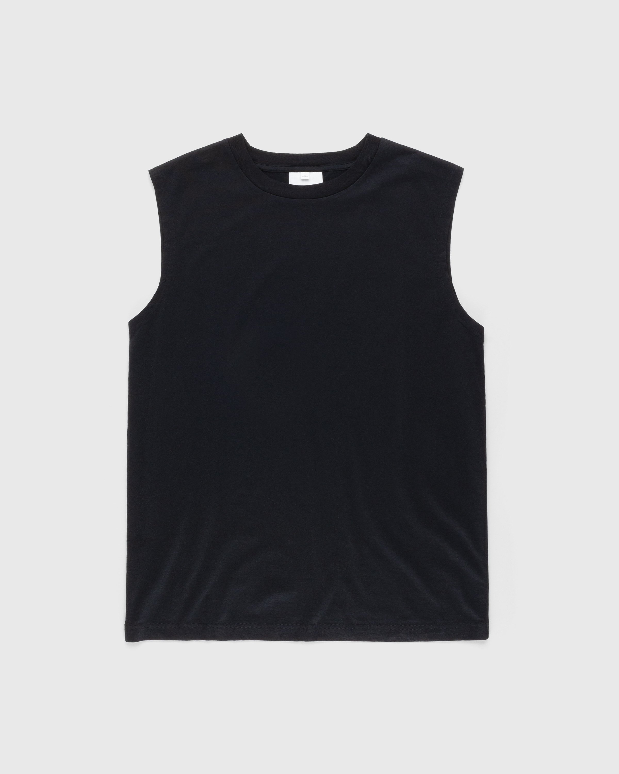 Acne Studios – Cotton Tank Top Black - Tank Tops - Black - Image 1