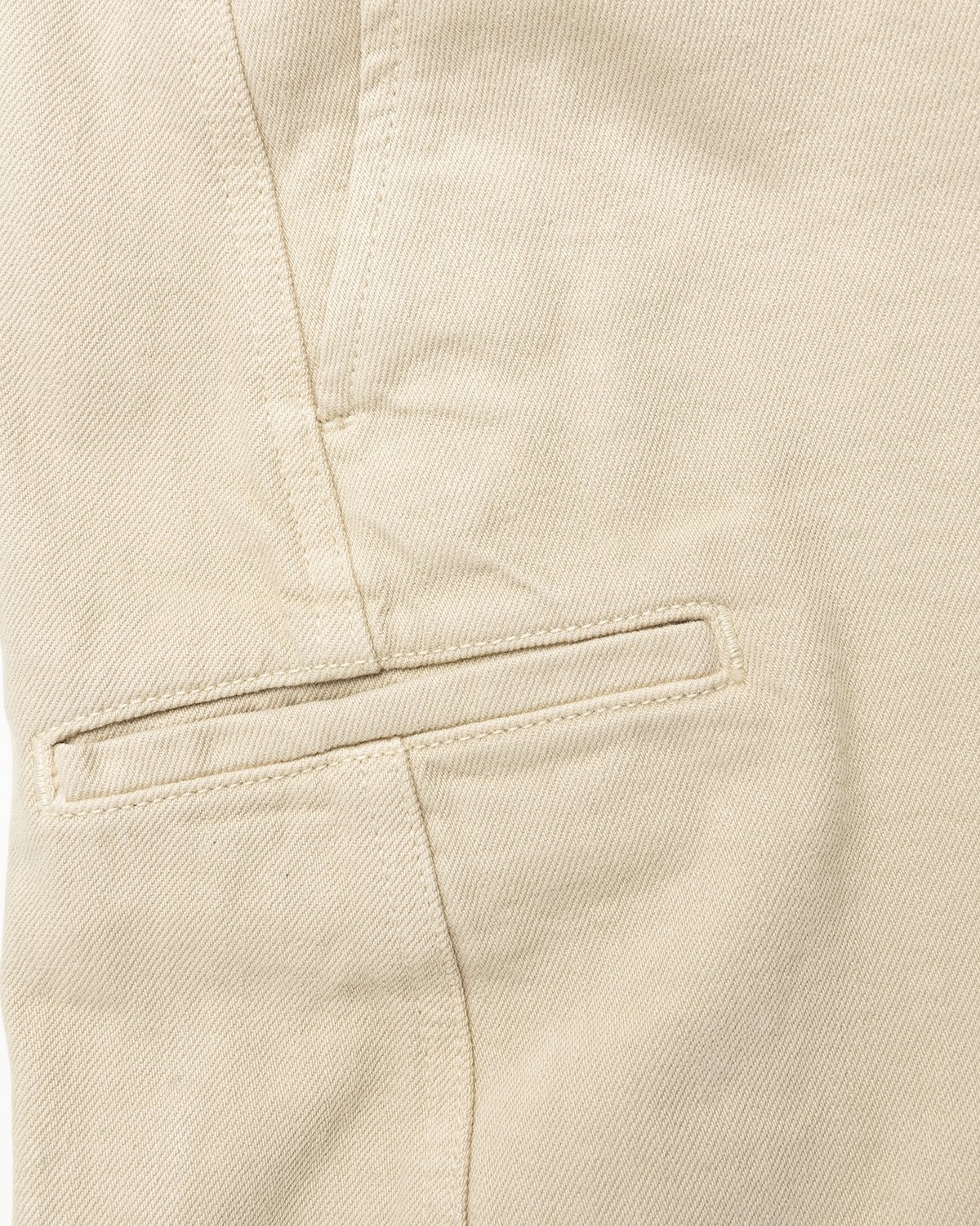 Lemaire – Italian-Woven Denim Sailor Pants Saltpeter - Pants - Beige - Image 5