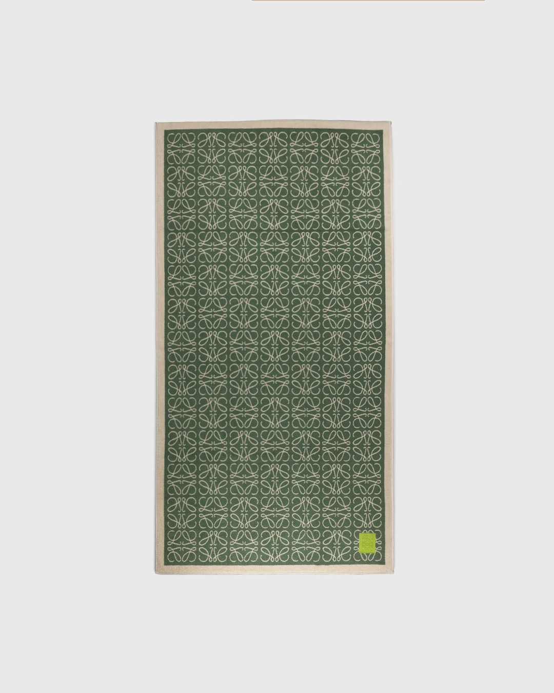 Loewe – Paula's Ibiza Anagram Towel Green - Towels - Green - Image 2