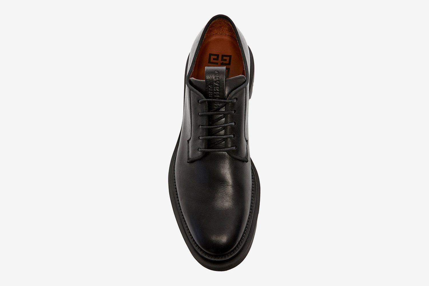 Leather Combat Derby Shoes
