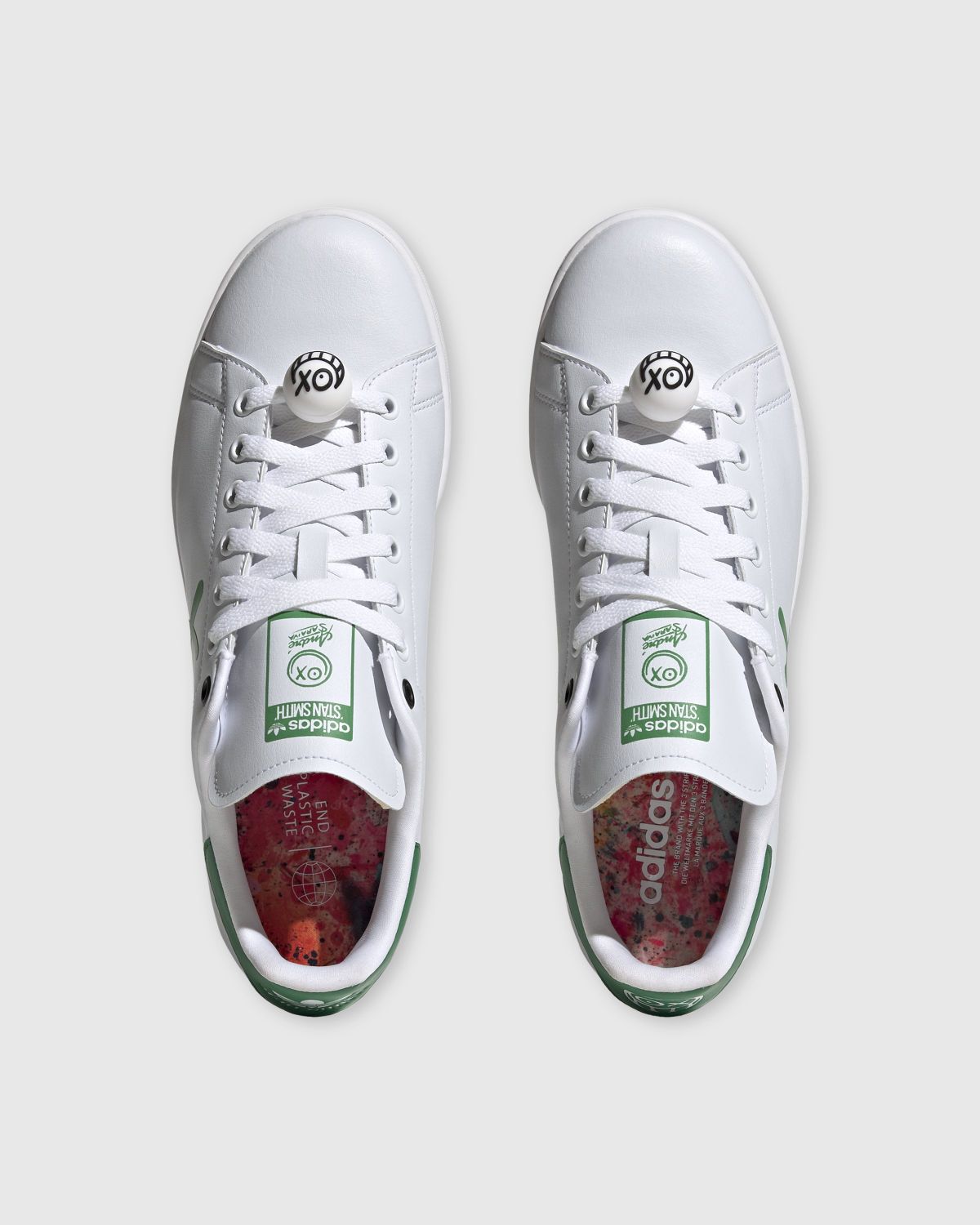 Adidas – André Saraiva Stan Smith White/Green - Sneakers - White - Image 4