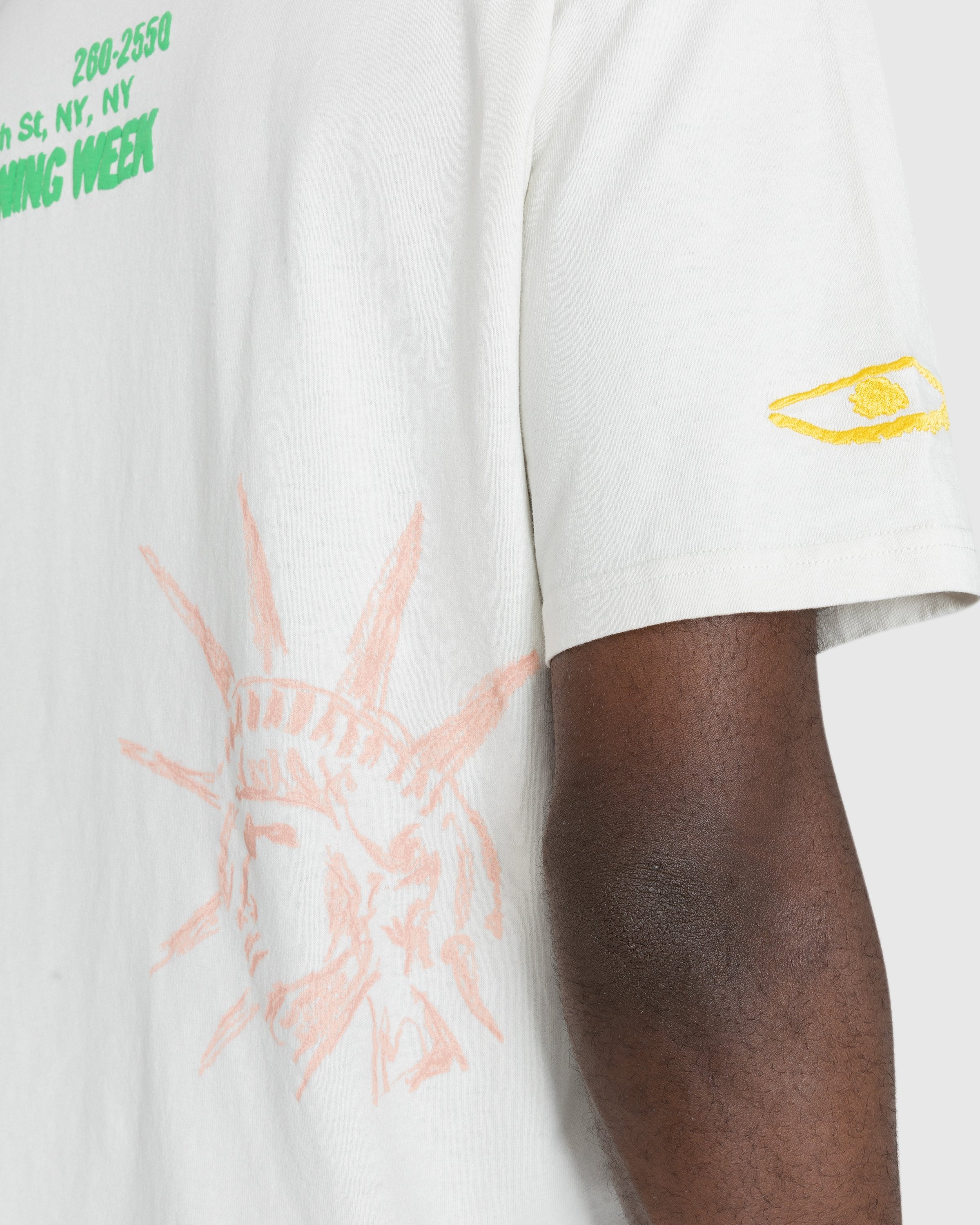 Highsnobiety – New York Line Short Sleeve Jersey Light Grey - T-shirts - Grey - Image 6