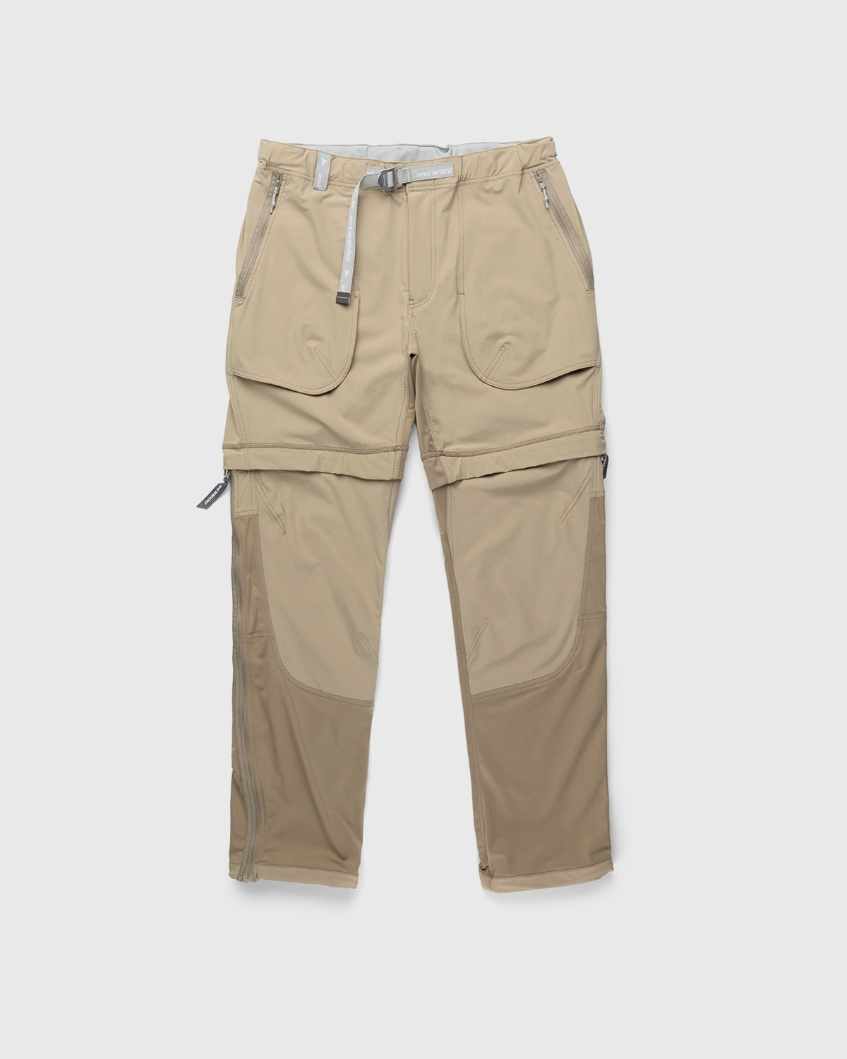 And Wander – Trek 2Way Pants Beige - Pants - Beige - Image 1