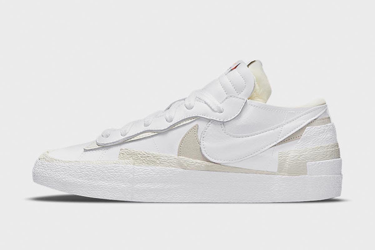 sacai blazer high white