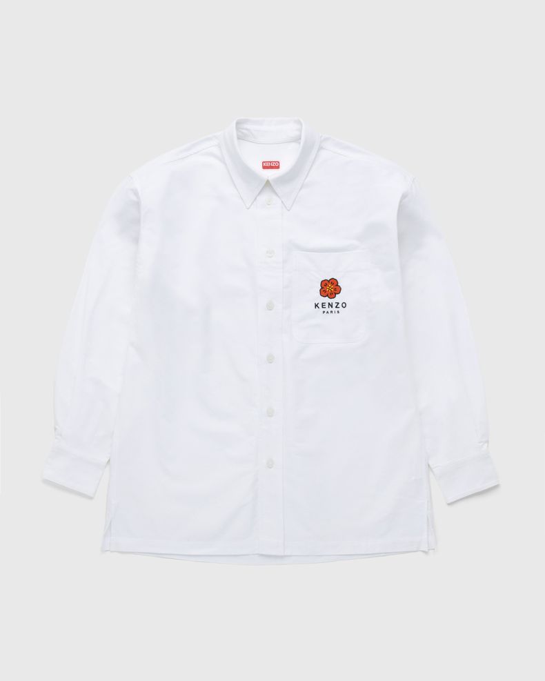 Kenzo – Boke Flower Crest Overshirt White