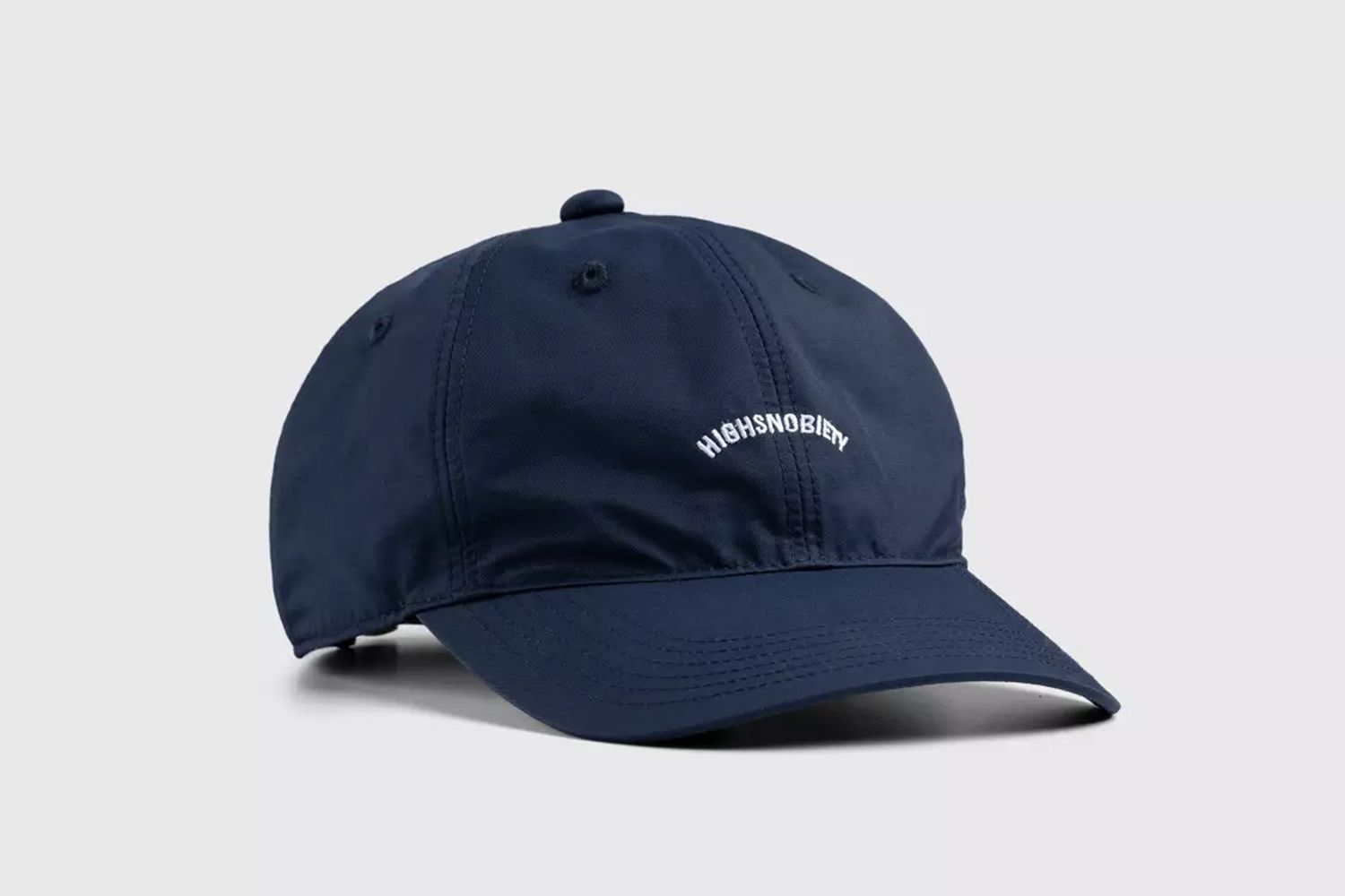 Brushed Nylon Logo Cap