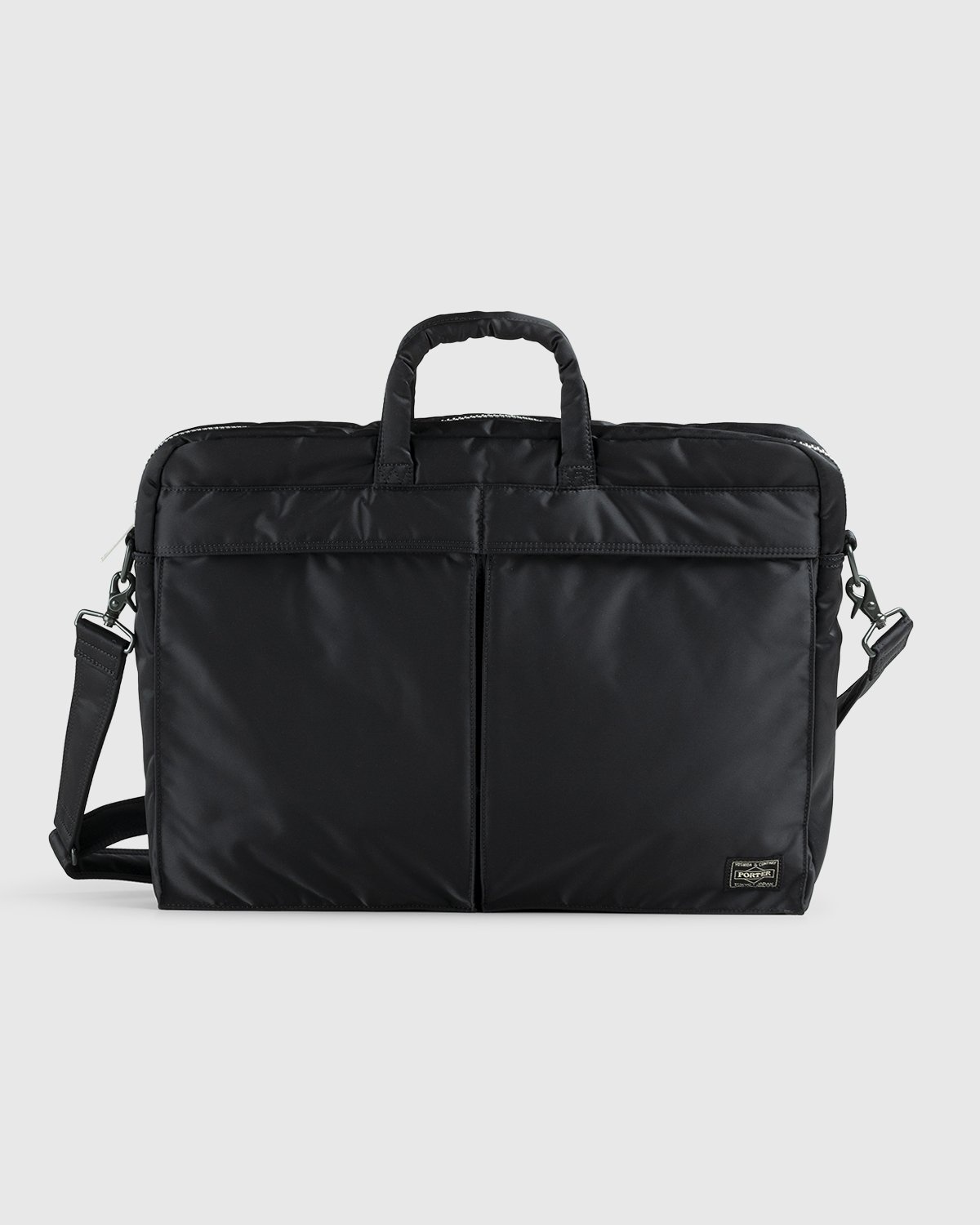 希少美品 PORTER TANKER BRIEFCASE Black-