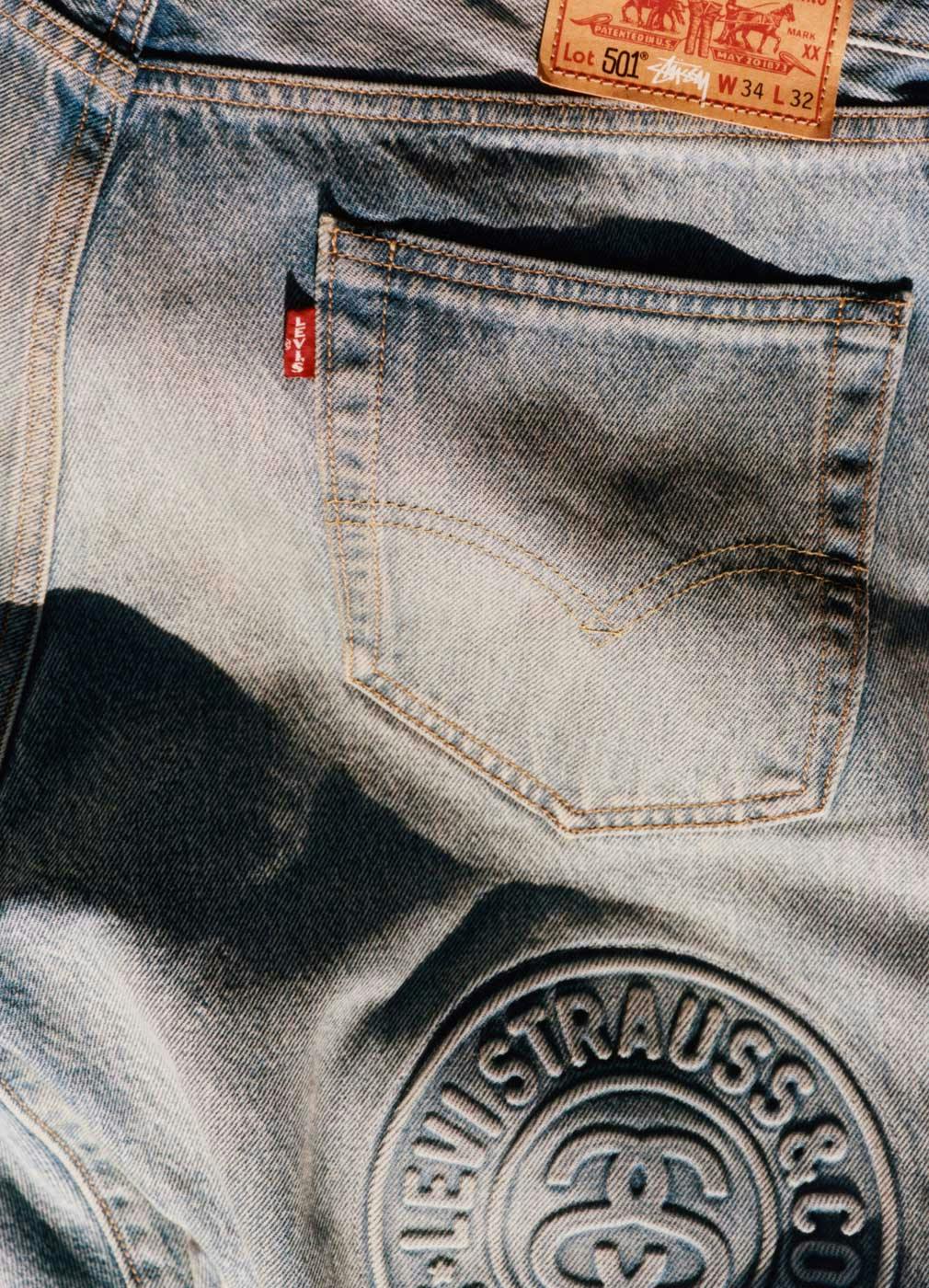 Stüssy & Levi's Remix 501 Denim Jeans With SS23 Collab