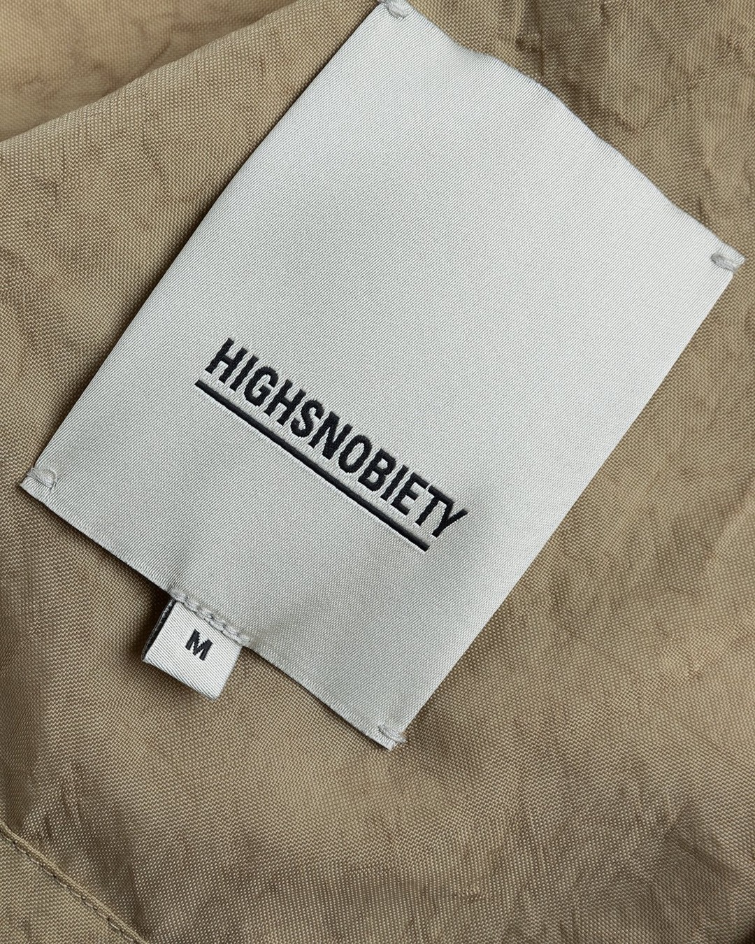 Highsnobiety – Stonewashed Nylon Coach Jacket Gold - Outerwear - Yellow - Image 7