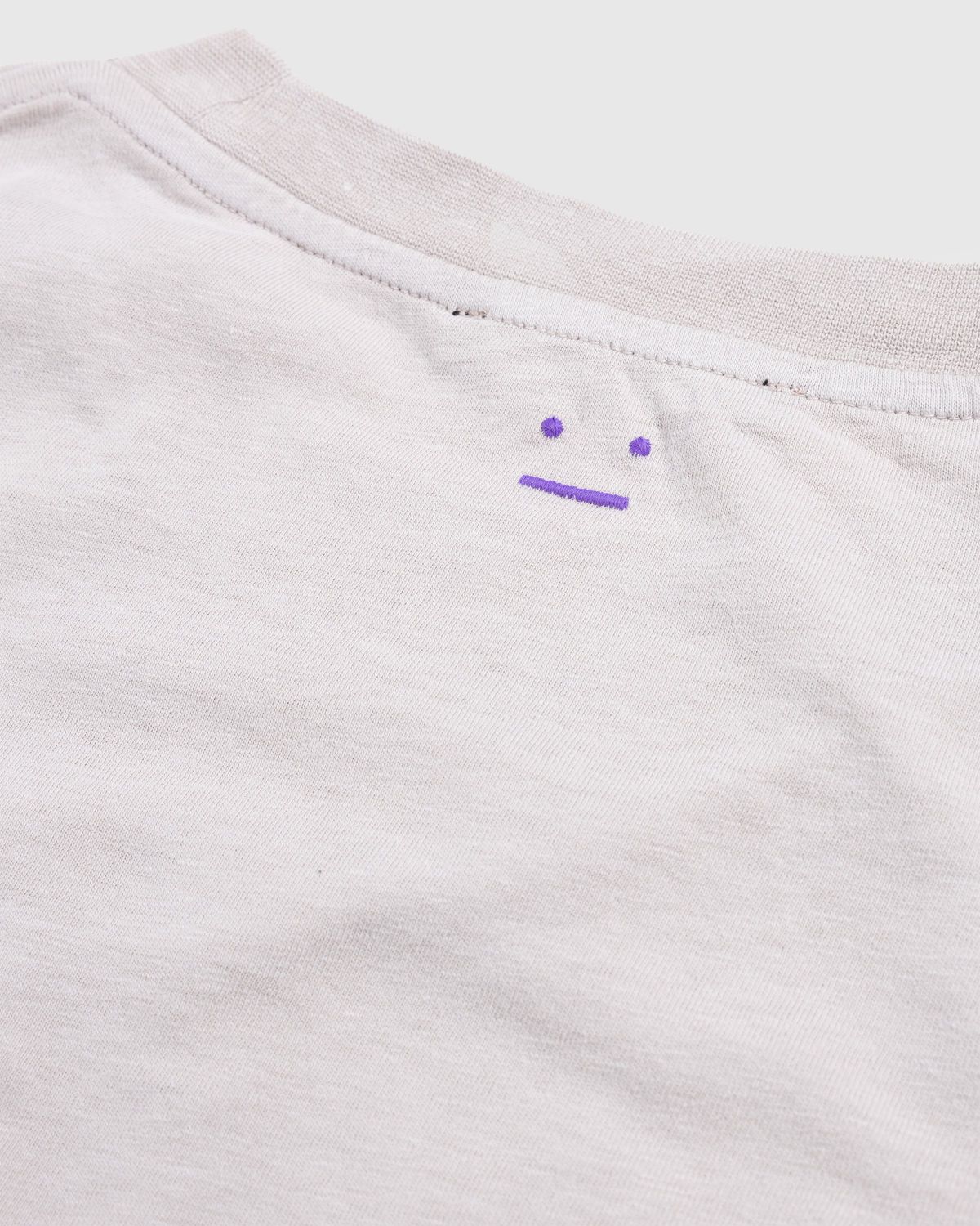 Acne Studios – Cropped T-Shirt Dusty Beige - Tops - Beige - Image 5