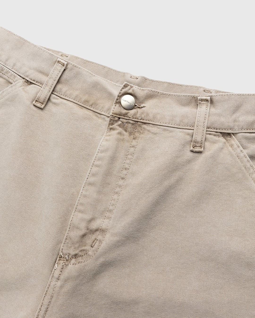 Carhartt WIP – Single Knee Pant Dusty Hamilton Brown Faded - Trousers - Beige - Image 3