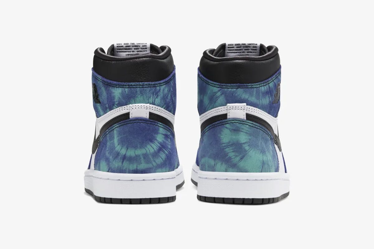 nike air jordan blue tie dye