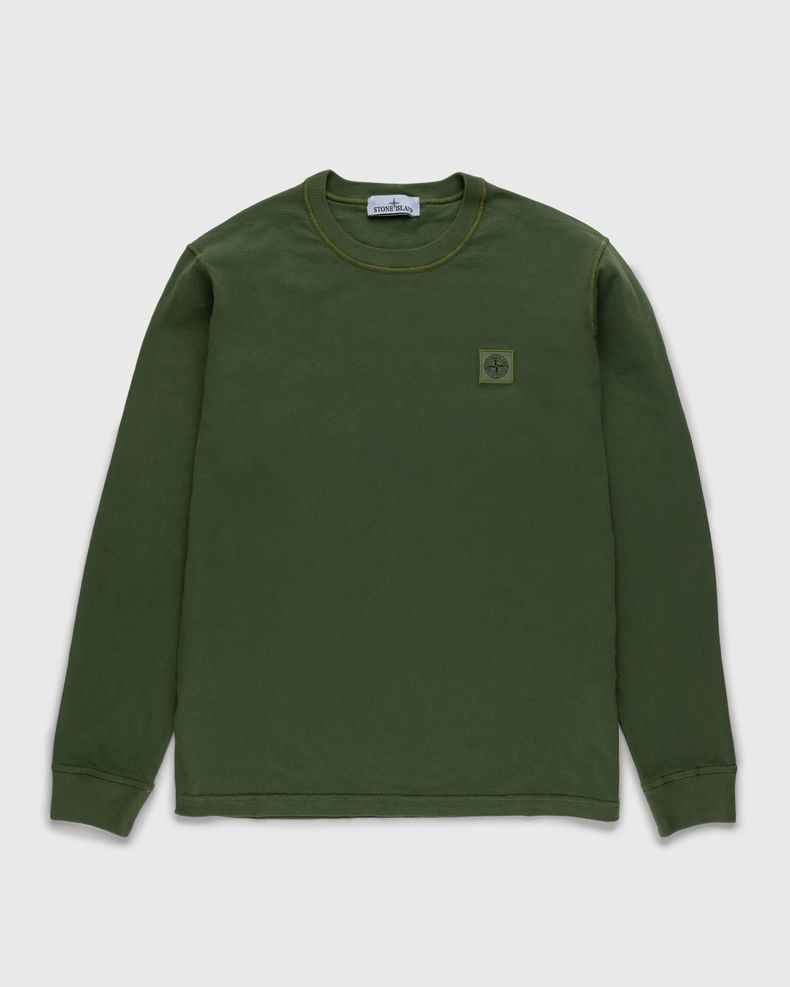 Stone Island – Fissato Longsleeve T-Shirt Olive