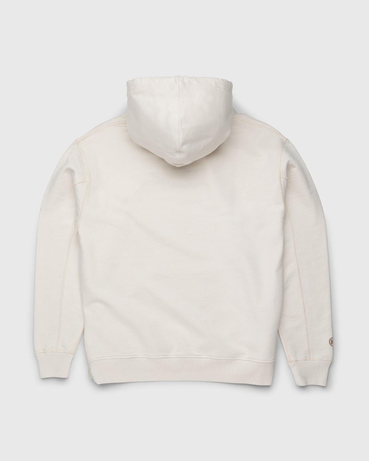 Highsnobiety – Logo Hoodie Natural - Sweats - Beige - Image 2