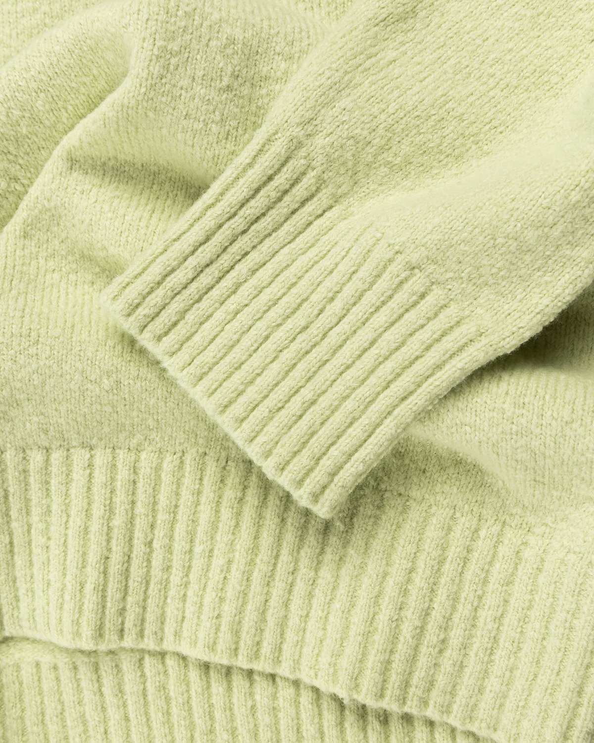 Stone Island – 548D2 Stockinette Stitch Sweater Light Green - Knitwear - Green - Image 6