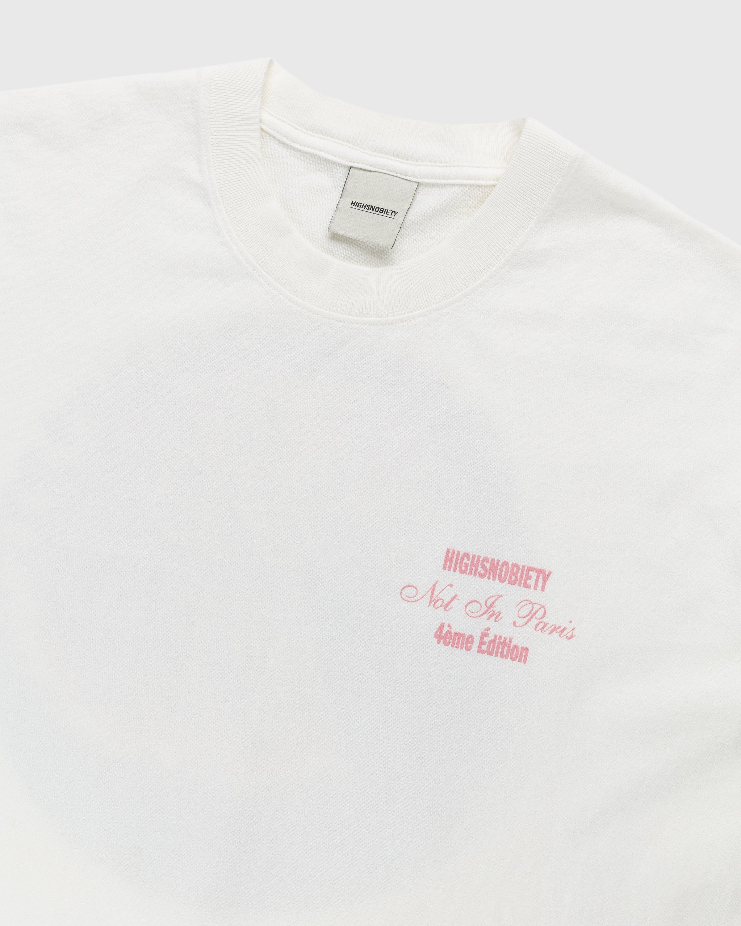 Hotel Olympia x Highsnobiety – Not In Paris 4 Cake T-Shirt White - Tops - White - Image 3