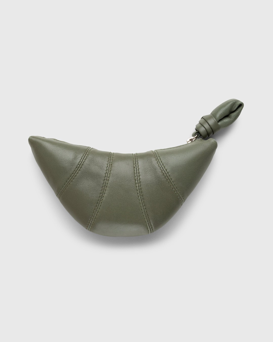 Lemaire x Highsnobiety – Not In Paris 4 Croissant Coin Purse Sage - Zip Wallets - Green - Image 2