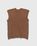 Our Legacy – Knitted Cotton Vest Caramel Cloudy - Image 2
