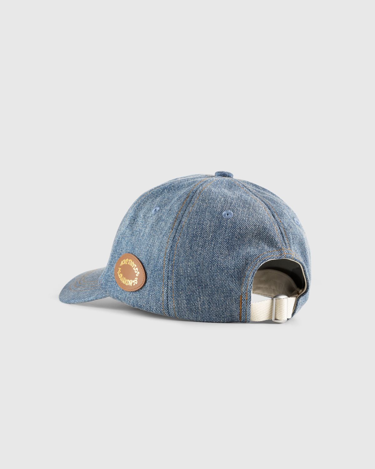 Acne Studios – Cat Print Denim Cap Blue