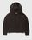 Meta Campania Collective – Michel Exaggerated Rib Cashmere Hooded Cardigan Dark Chocolate Brown - Knitwear - Brown - Image 1