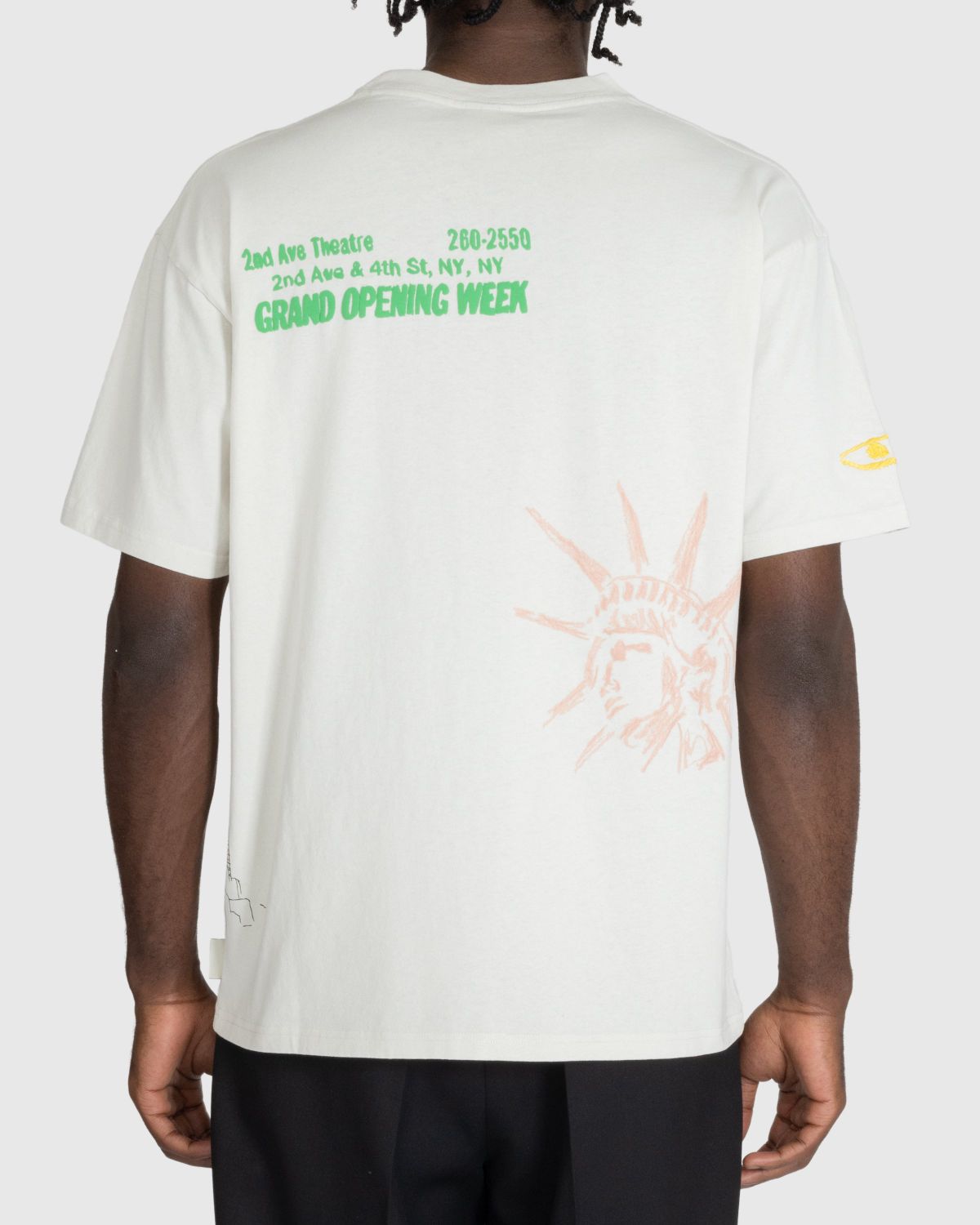 Highsnobiety – New York Line Short Sleeve Jersey Light Grey - T-shirts - Grey - Image 4
